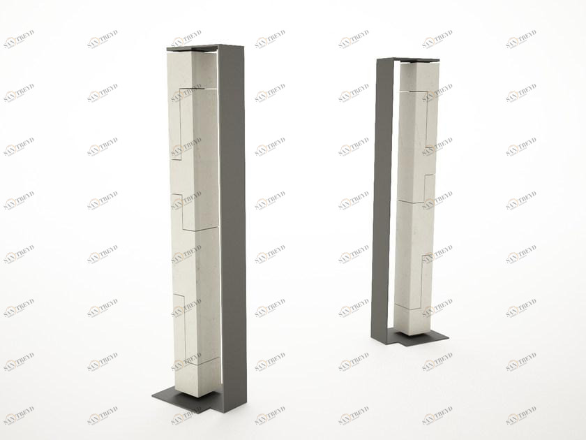 Manufatti Viscio Восстановленное крепление для велосипедов / столбик из камня Dust Cc014