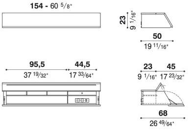 ACERBIS Подвесной стол с открытием dual-flap® sun-id-1367014 - Вид №5