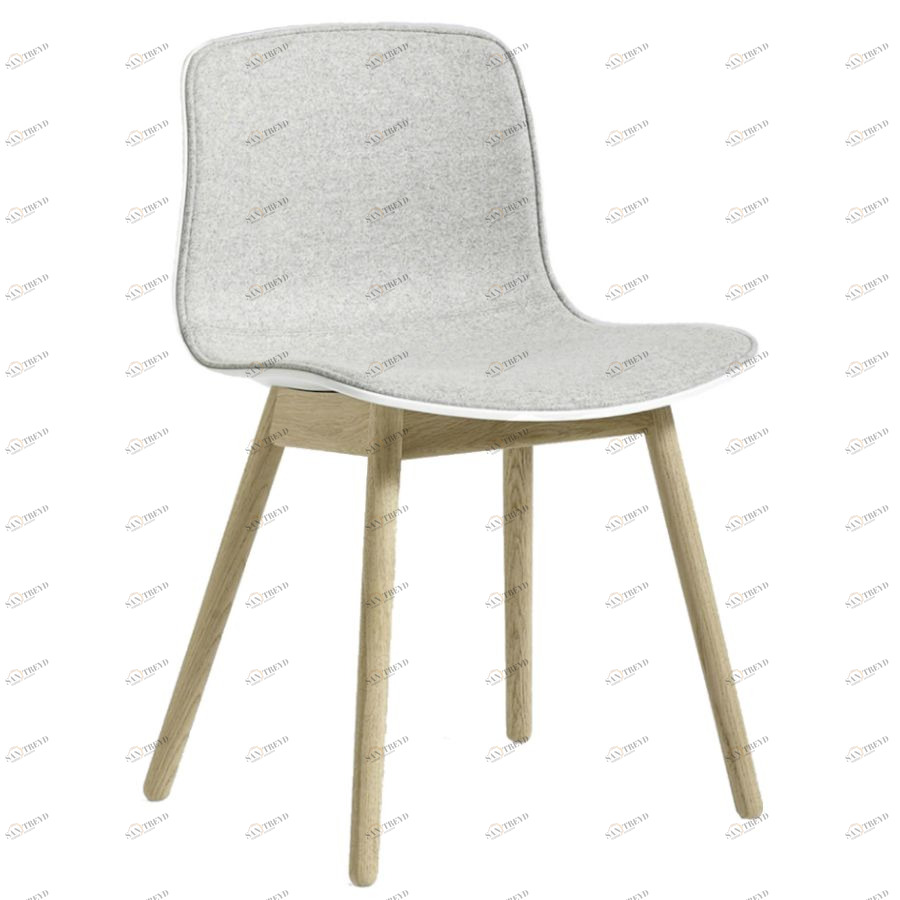 Стул AAC12 мягкий, белый со светлыми ножками Hay 931719142