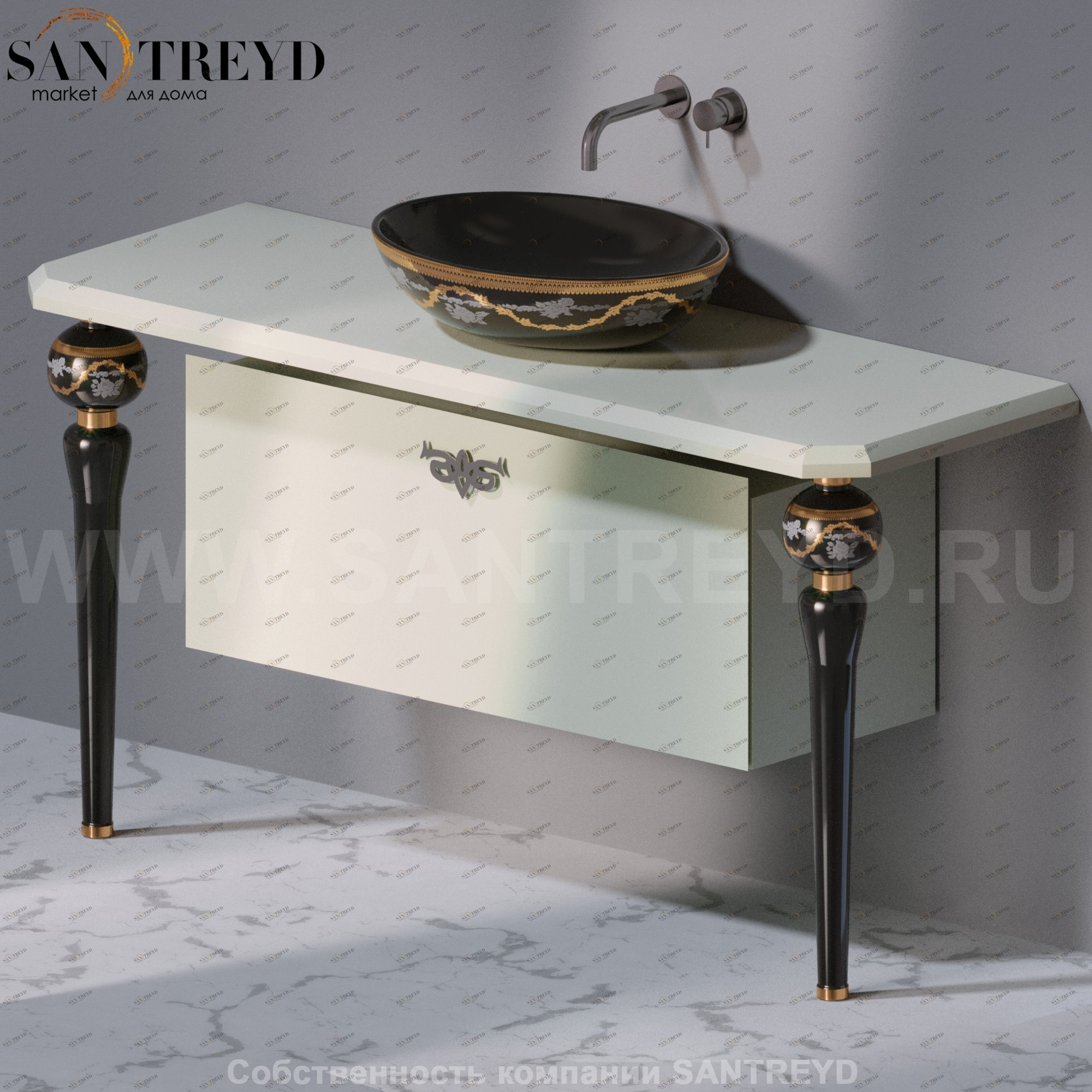 AeT ITALIA Deco Тумба CASSETTIERA S Cерая C277.130 C277130