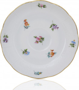 10672257 Herend Блюдце для чашки чайной Herend Многоцветие 14,5см Фарфор