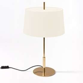 086305 Настольная лампа белая классика Santa & Cole Diana Santreyd - Вид №1