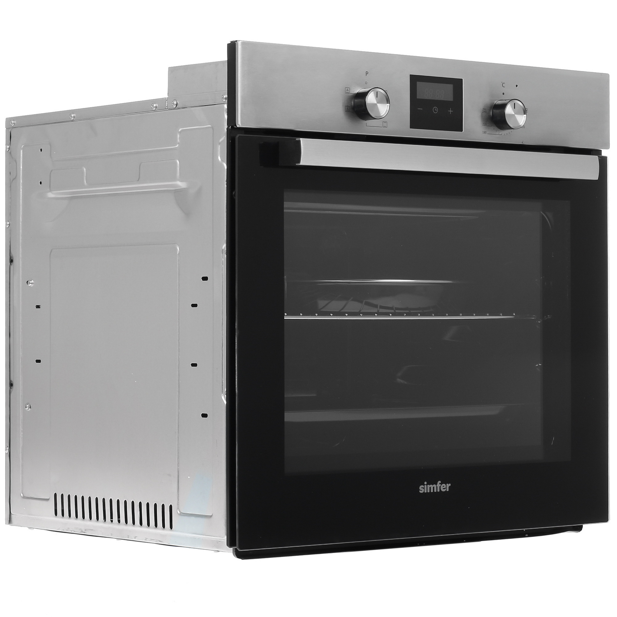 8186947 Электрический духовой шкаф Simfer B6EM56016 серебристый STDN-0024340 - Вид №1
