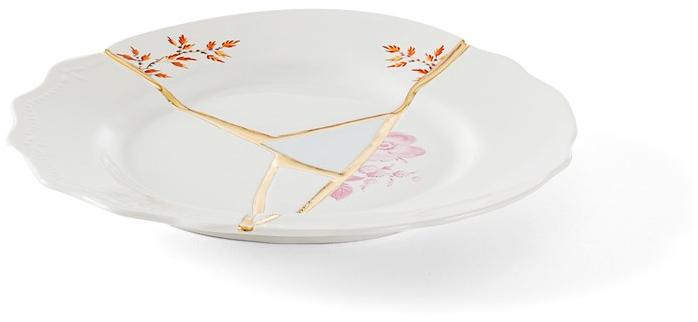 Seletti Фарфоровая десертная тарелка Kintsugi sun-id-1396890 - Вид №1