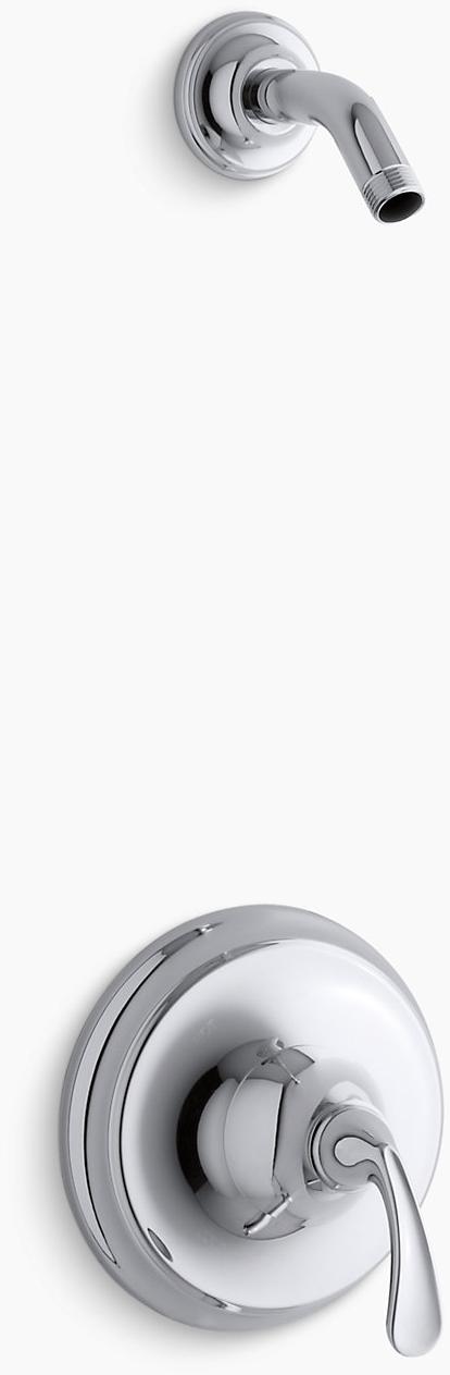 KOHLER Трим для клапана душа Forté Sculpted Rite-Temp, без насадки для душа K-TLS10276-4-BN  - Вид №1