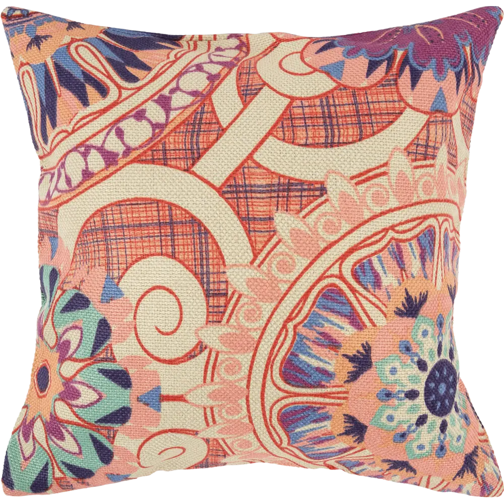 Наволочка декоративная Boho, 40x40 см, цвет розовый 82041960 STLM-2132736 Santreyd