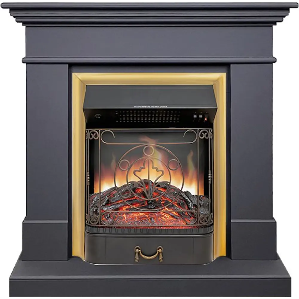 Каминокомплект Royal Flame California STD SFT разборный Majestic FX Brass 1.5 кВт цвет серый графит 89396856 STLM-2031661 