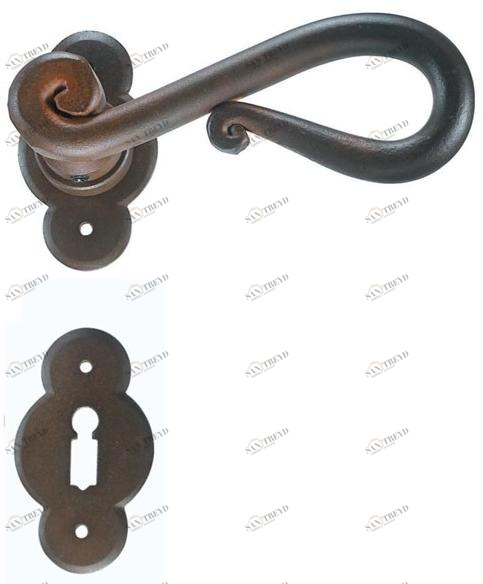 Galbusera Железная ручка на розетке с розеткой Roma 2201