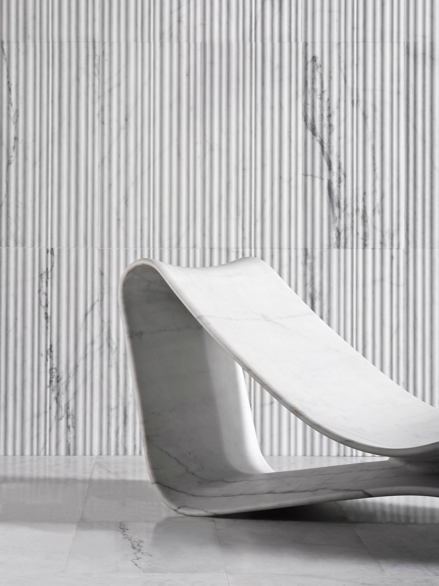 Мраморный шезлонг LUCE DI CARRARA VOLUTE ARCH-00043622 - Вид №3