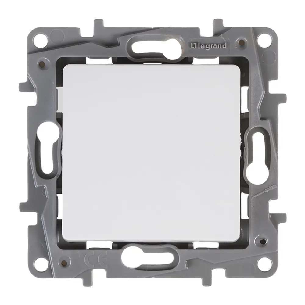 Legrand Etika - Одноклавишный переключатель скрытого монтажа в белом исполнении 17353321 STLM-1107175