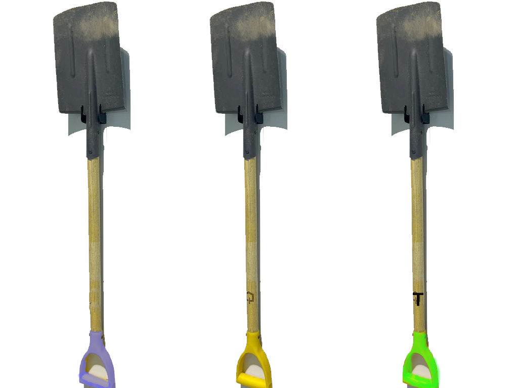 Держатель настенный садовый, 100 мм, 4 шт, компл ГеоПластБорд GPBST-171 - Вид №1