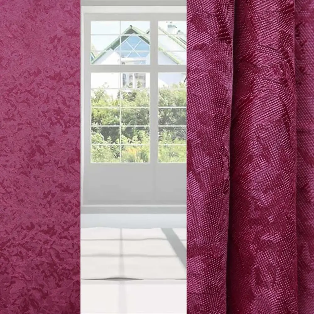 Штора на ленте «Дебют» 140х260 см цвет красный AMORE MIO STLM-2113679