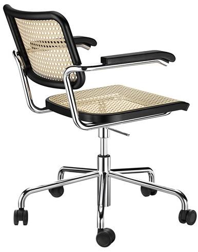 Thonet Плетеное вращающееся кресло на 5 спиц с колесами S 32 / s 64 sun-id-1458632 - Вид №7