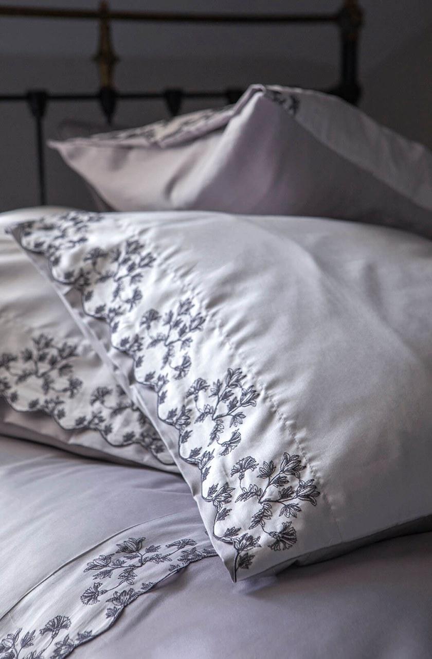 Alexandre Turpault Простыни из хлопка с цветочными мотивами Rhapsody sun-id-1389370 - Вид №3