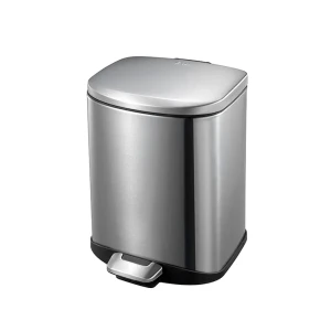 Контейнер для мусора Primanova D-15344 6 л металл цвет серебристый