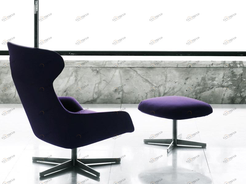 Living Divani Вращающееся кресло с обивкой sun-id-1452246