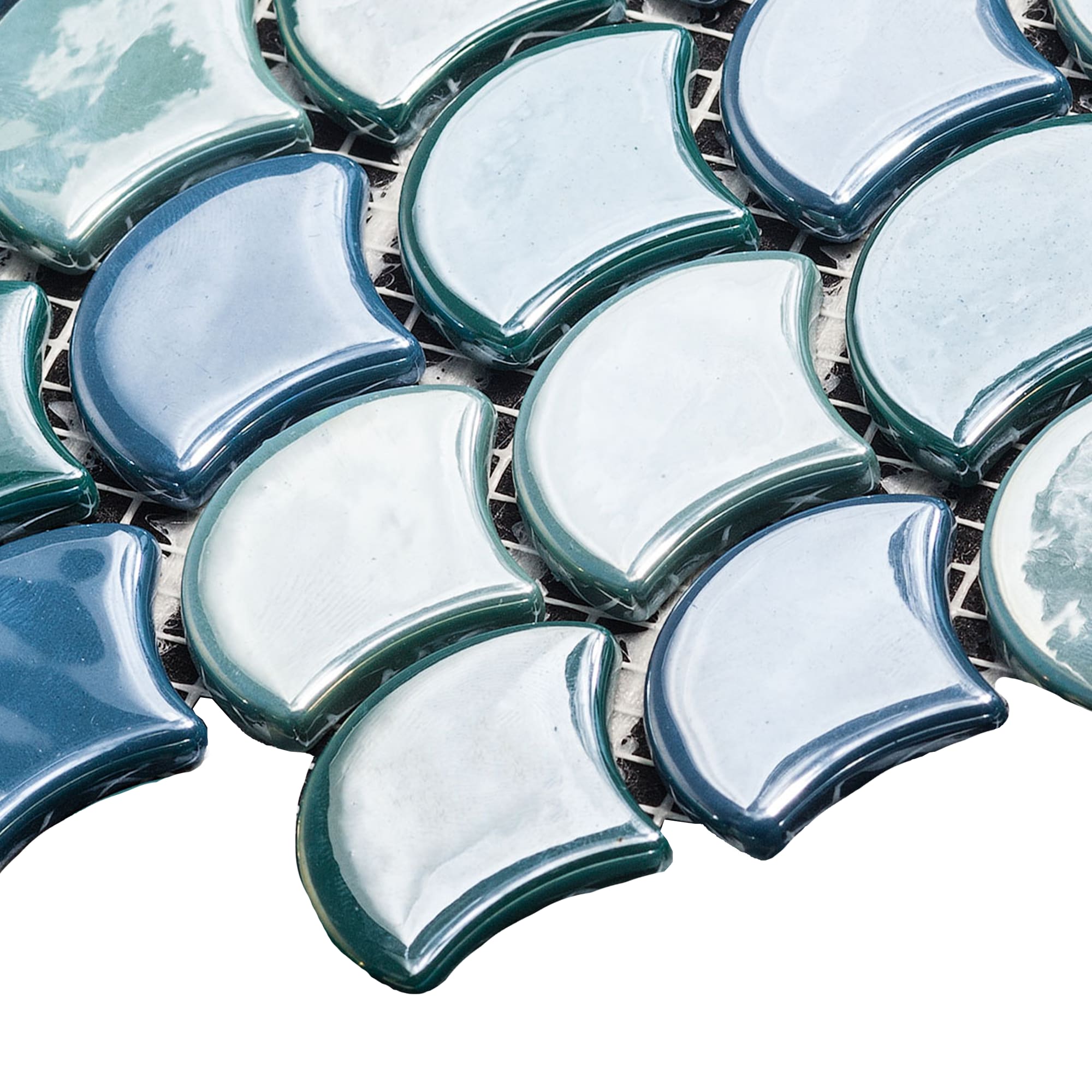 81956632 Мозаика стеклянная 31.7x30.7 см цвет зелёный SOUL Santreyd - Вид №2