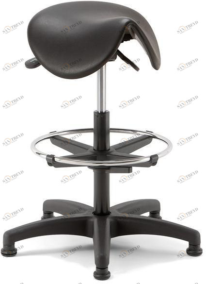Linea Fabbrica Офисный стул из полиуретана с подставкой для ног Horse sun-id-1449081