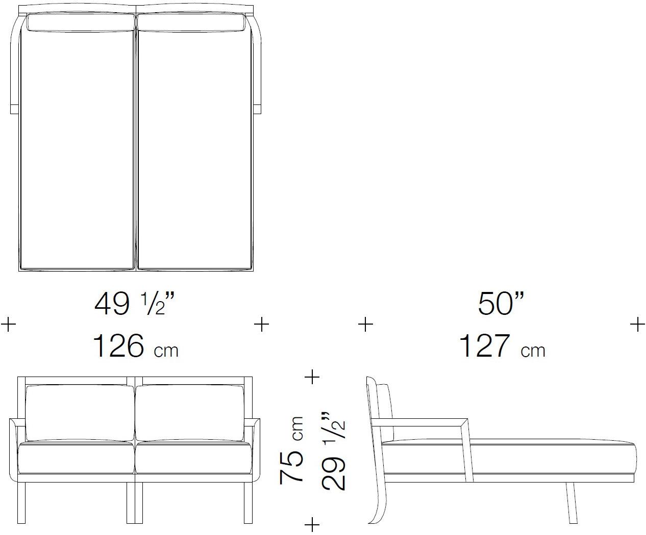 Garbarino Мягкая кушетка из ткани Dan sun-id-1426001 - Вид №7