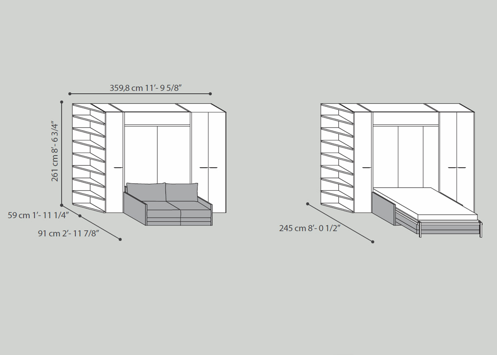 Композиция из модулей  TUMIDEI 260  - Вид №2