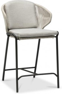 Барный стул 61 веревка лава серебро Manutti Radius