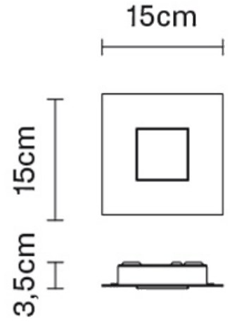 Fabbian Алюминиевый светодиодный потолочный светильник Quarter sun-id-1443881 - Вид №15