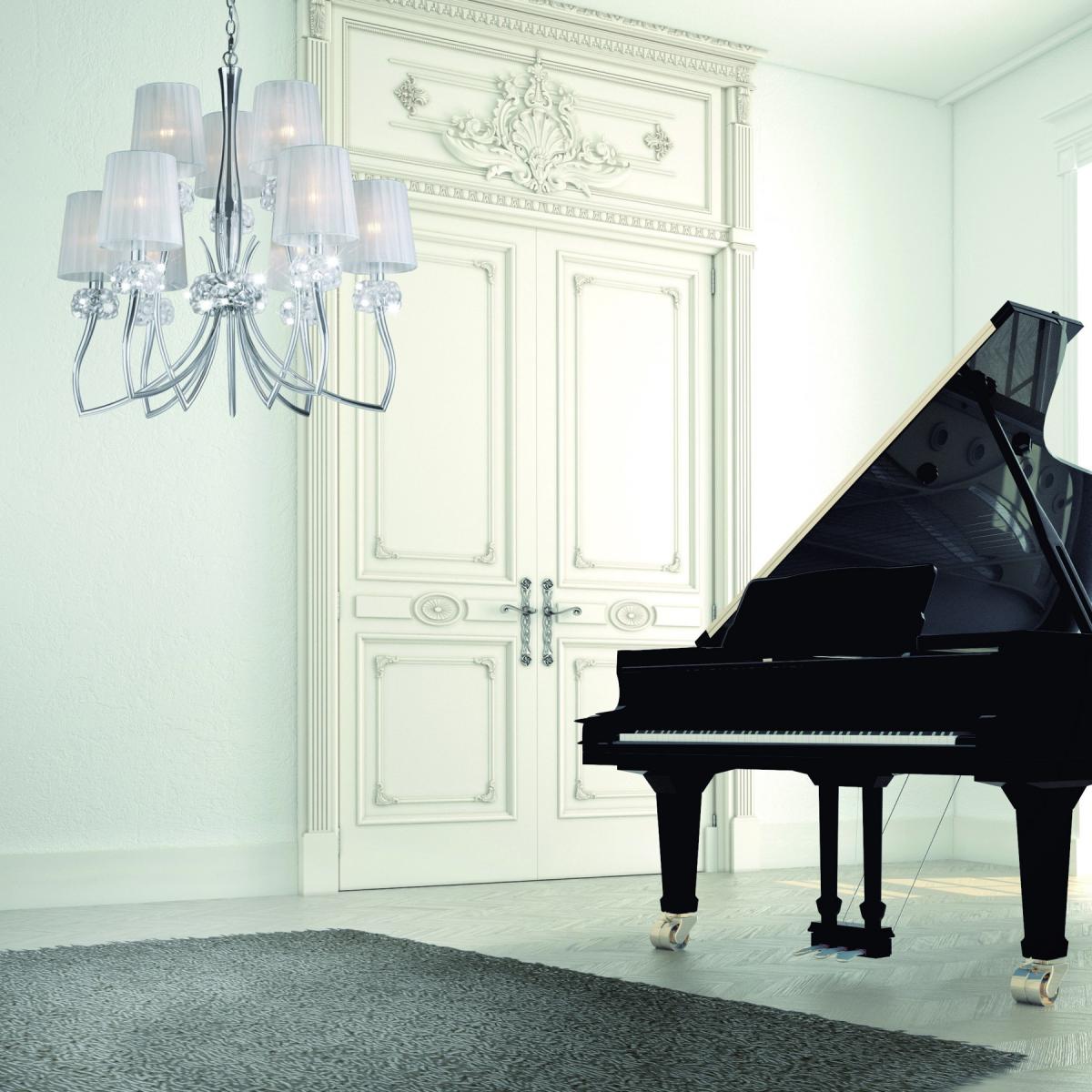 004334 Люстра 9L (хром) Mantra Loewe - Вид №3