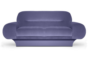 2-местный бархатный диван