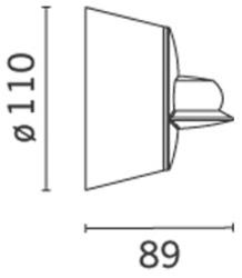 iGuzzini Светодиодная настенная шайба из алюминия Trick sun-id-1480410 - Вид №6