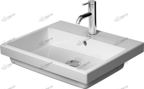 0383550060 Накладная раковина под столешницу  овальная Duravit Vero Air