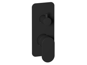 Встраиваемый смеситель для душа с 2 отверстиями и переключателем