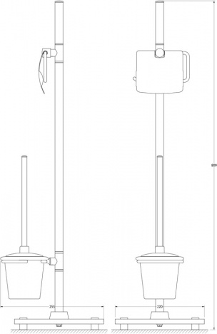 309 Стойка комбинированная UNI FBS Universal - Вид №1
