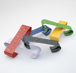 Стальная скамья без спинки