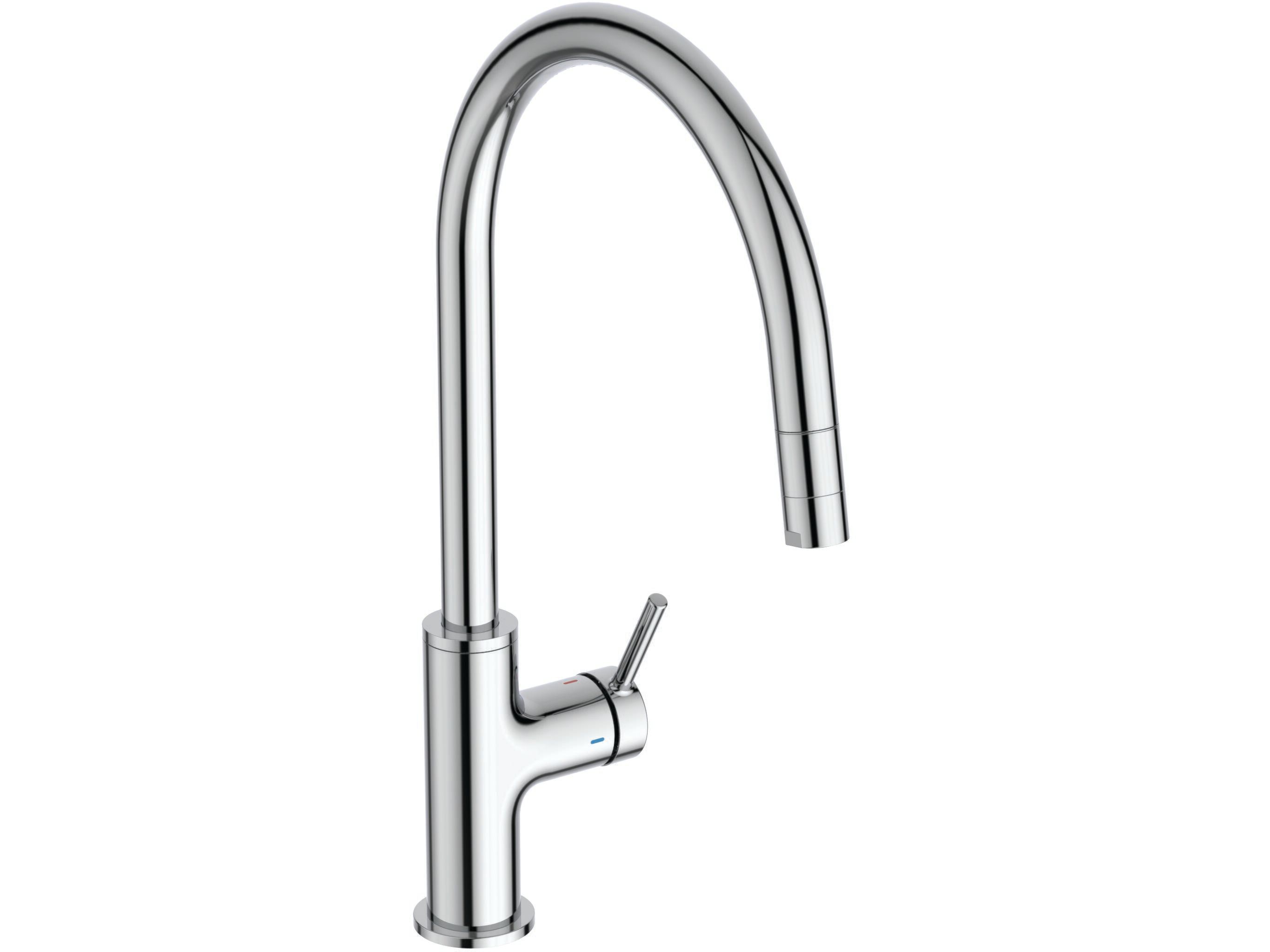 Однорычажный кухонный смеситель со съемным ручным душем Ideal Standard Ceraline Nuovo ARCH-00130621