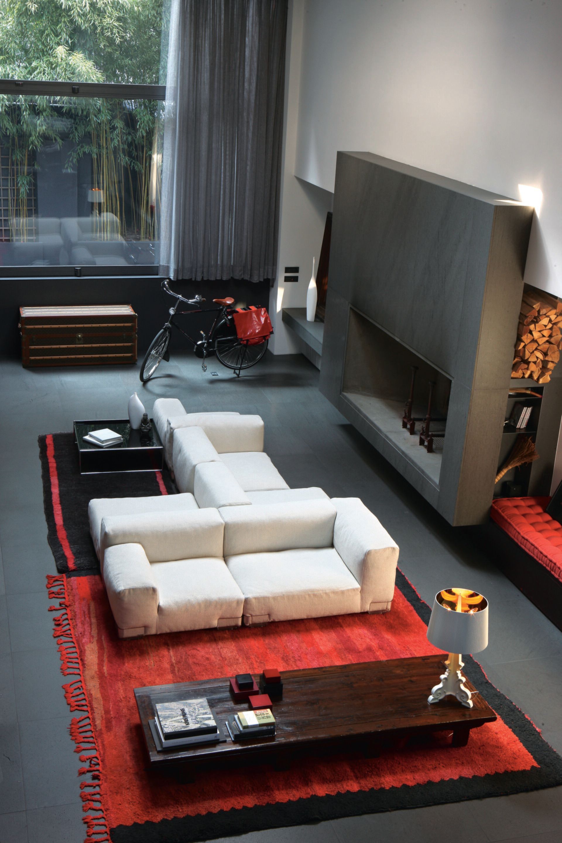 Ткань съемный квадратный пуф Kartell Plastics ARCH-00095312 - Вид №2