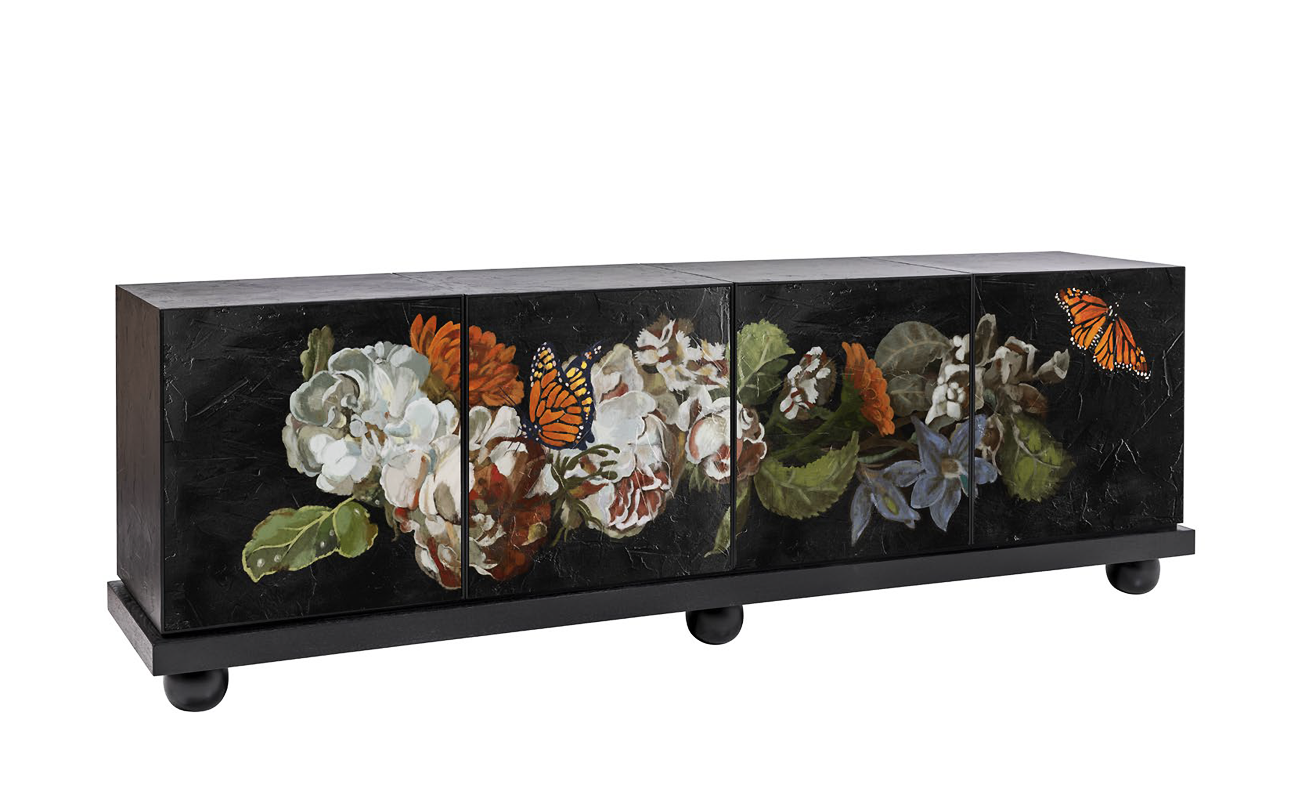 Буфет  MINOTTI CB-2401 The black attitude