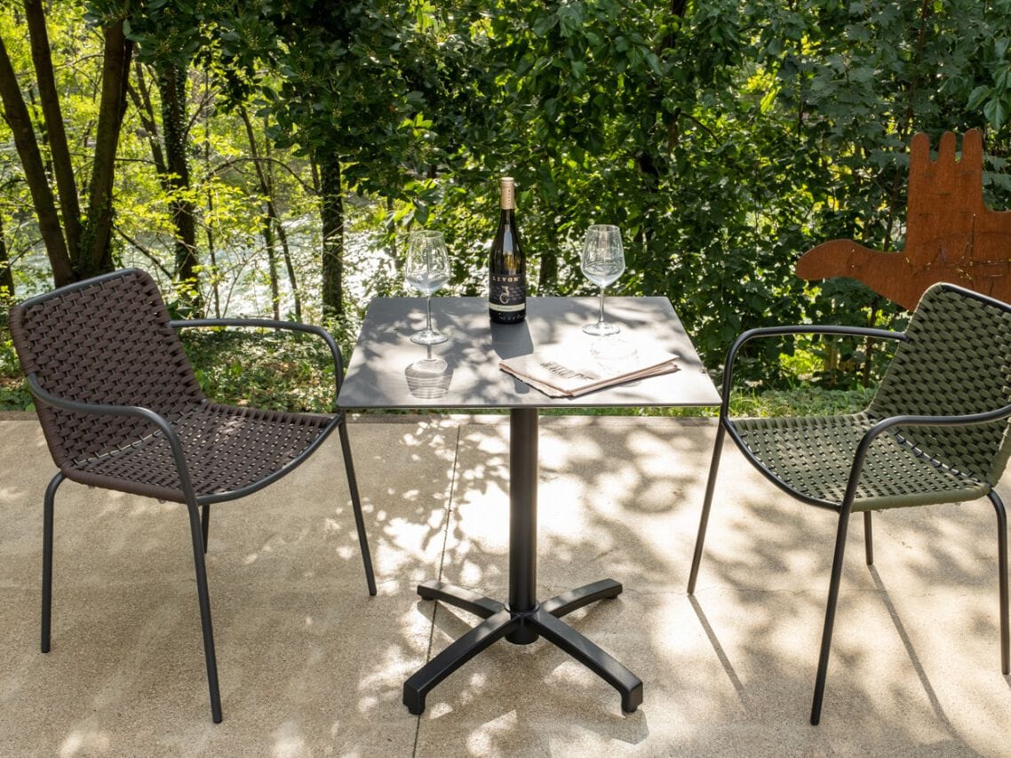 Складной квадратный садовый стол DRIGANI плоская поверхность ARCH-00077764