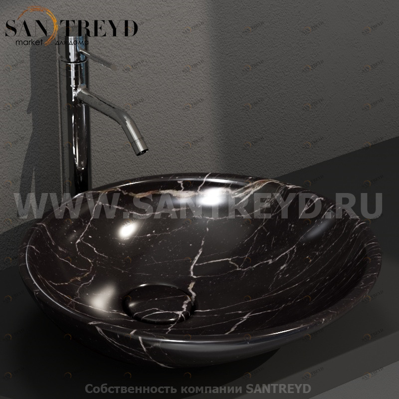 LAT50PN Накладная раковина на столешницу  круглая Ceramica Globo 