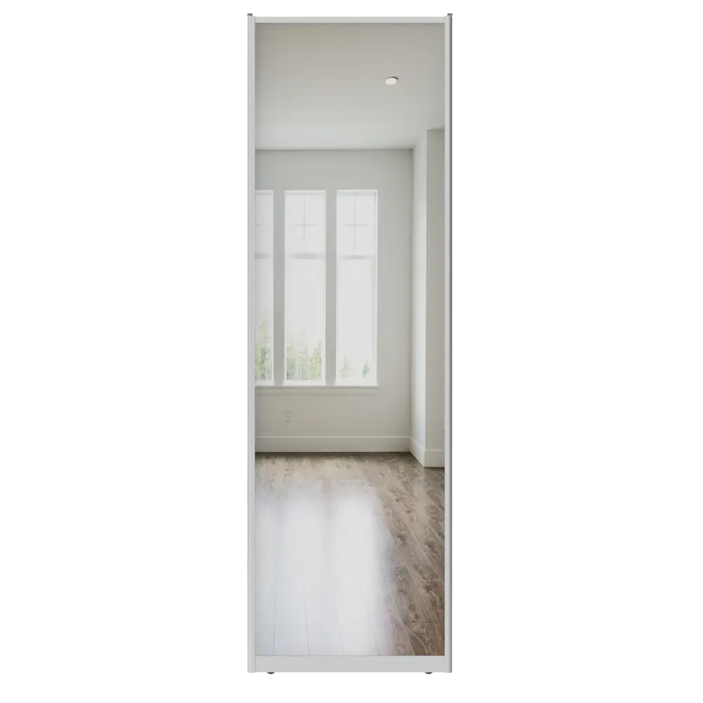 Дверь-купе KONSENSA 225.5x70.4 см с зеркалом профиль матовое серебро 89444097 STLM-2057024  - Вид №1