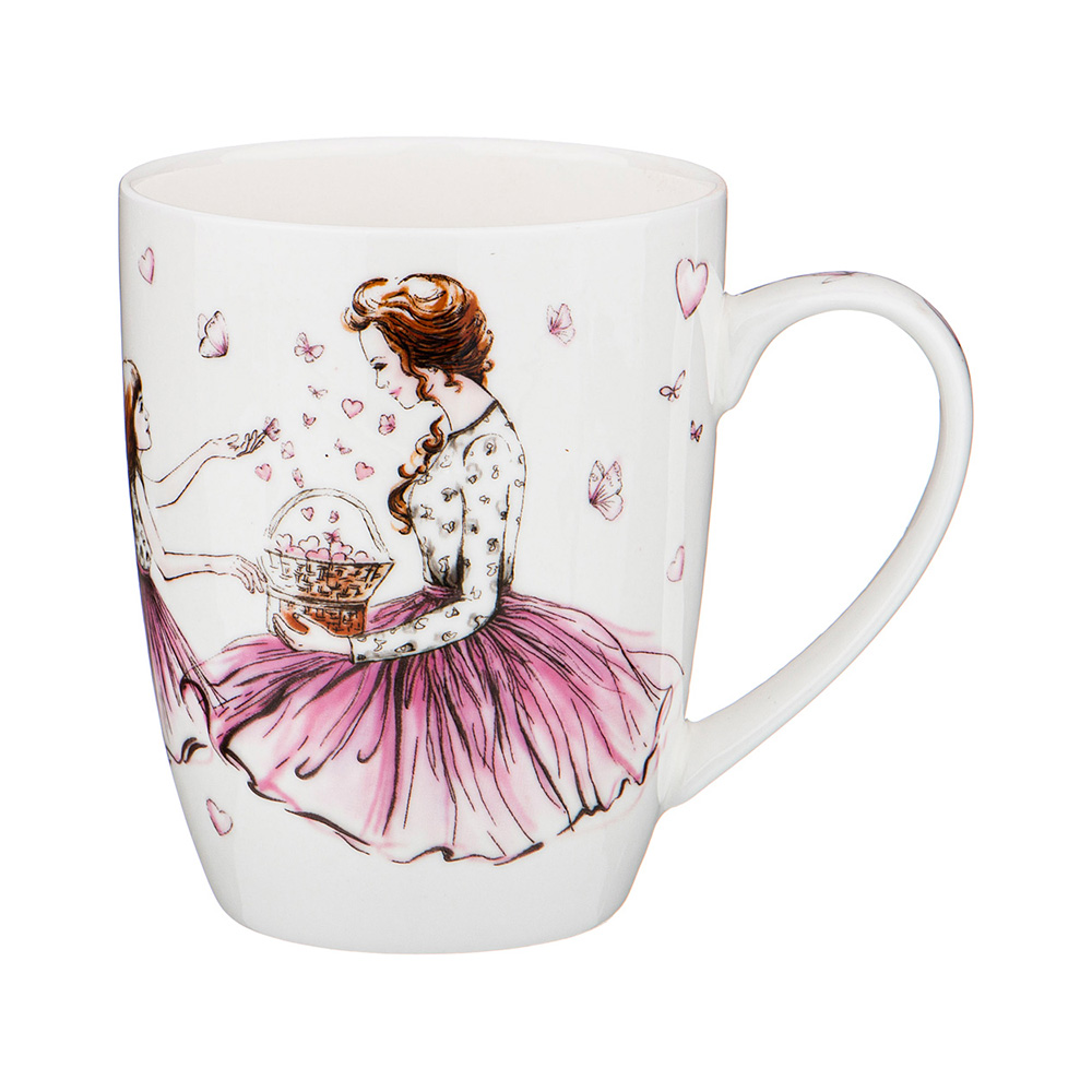 415-2072 Посуда фарфоровая Кружка мамочки 400 мл Мама - это солнце Lefard 