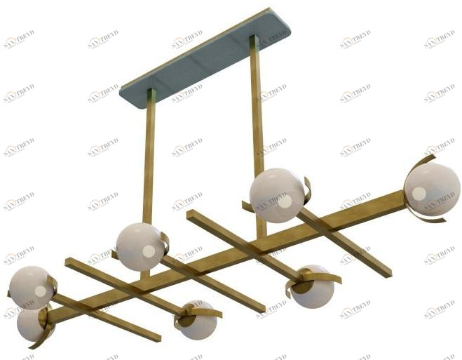 MARIONI Подвесной светильник из латуни Greta 02971