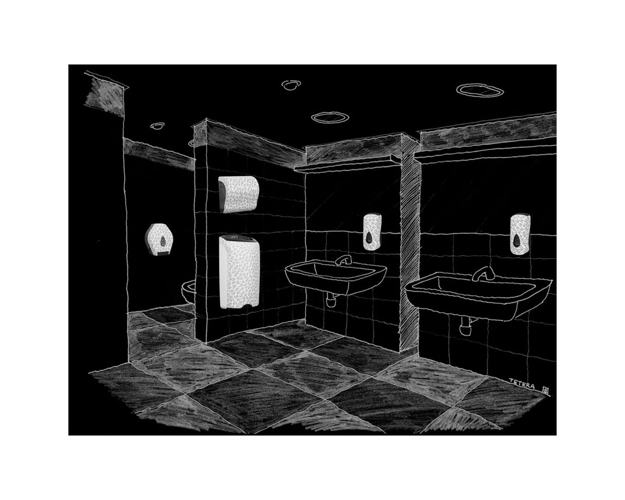 BUH407 Держатель для туалетной бумаги UNIQUE CHARMING LINE Merida  - Вид №1