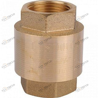 Клапан обратный STOUT 3/4" (пластиковое седло) пружинный SVC0012000020