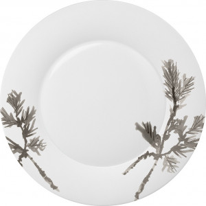 10584542 Hering Berlin Тарелка закусочная Hering Berlin "Охота" "Ветки хвои" 23см Фарфор