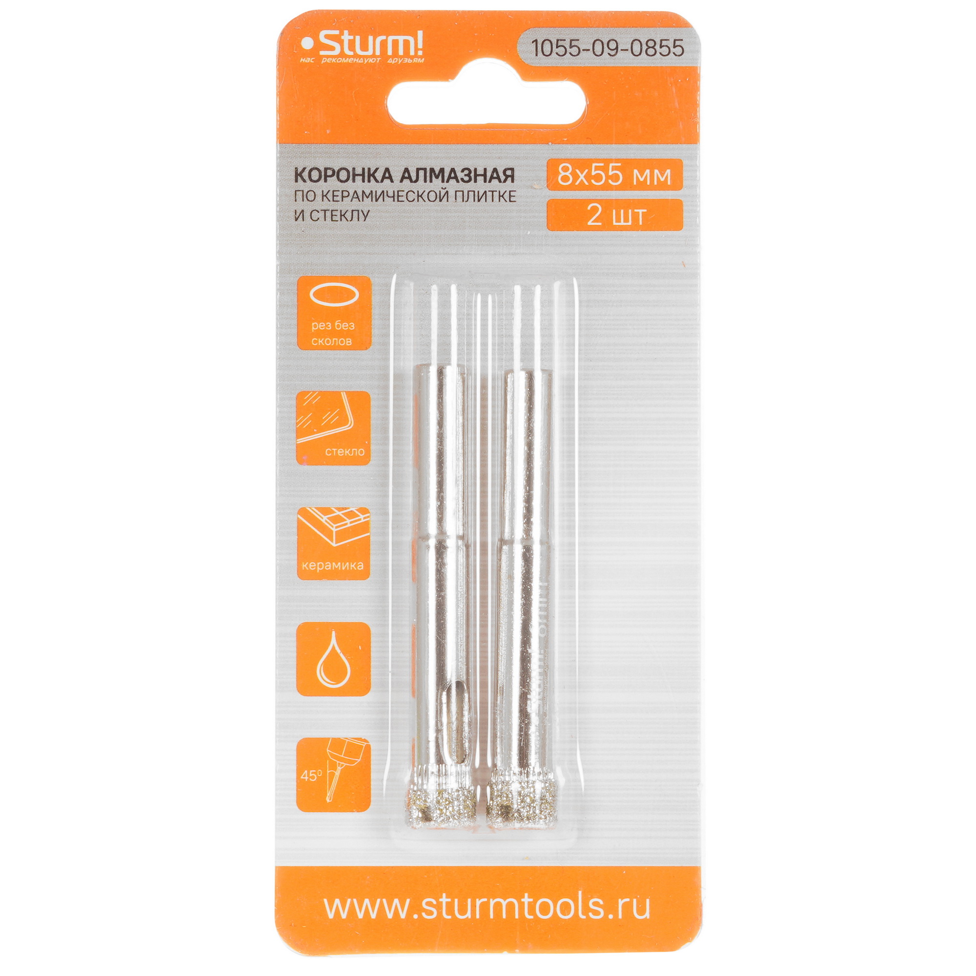 Коронка Sturm! 1055-09-0855 9113232 STDN-0073100 - Вид №3