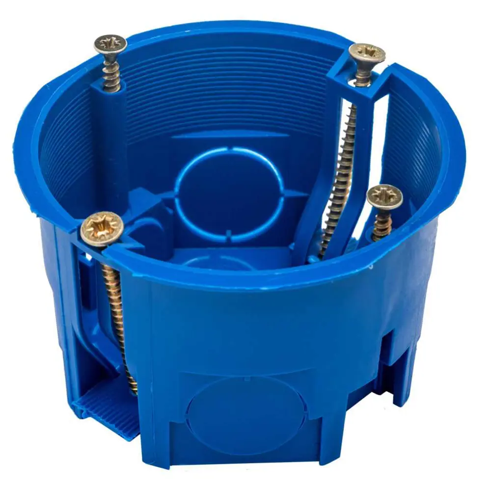 Подрозетник Gusi Electric 68x45 мм с лапками IP30 цвет синий STLM-2106387