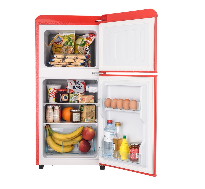 9980727 Холодильник компактный   Harper HRF-T120M красный STDN-0056195 - Вид №3