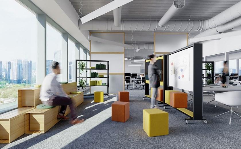 Grado Design Офисная доска из мдф на колесиках Walker Wal-sc-01 - Вид №4