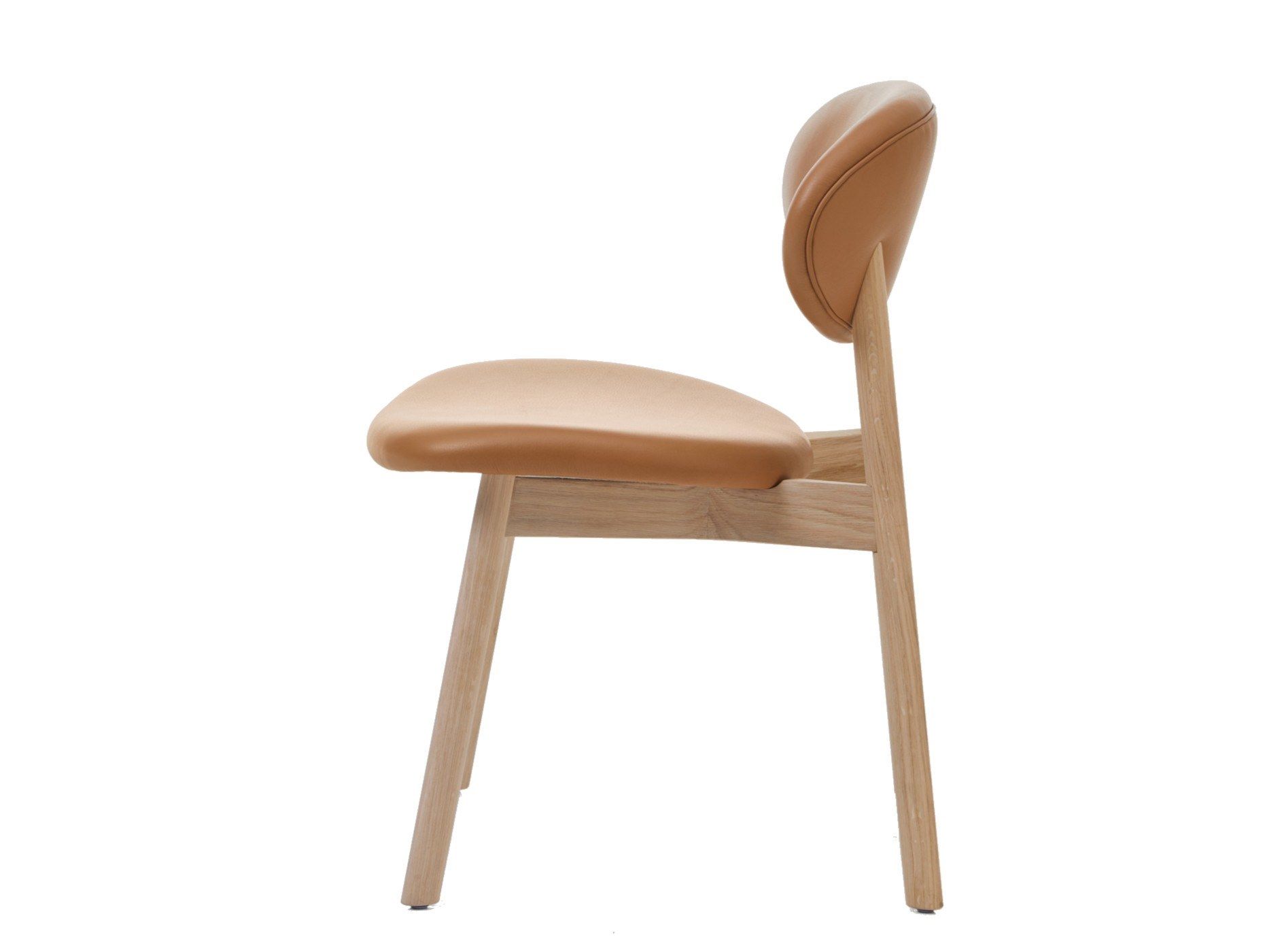 Мягкий стул из массива дерева BassamFellows Ovoid ARCH-00114901 - Вид №2