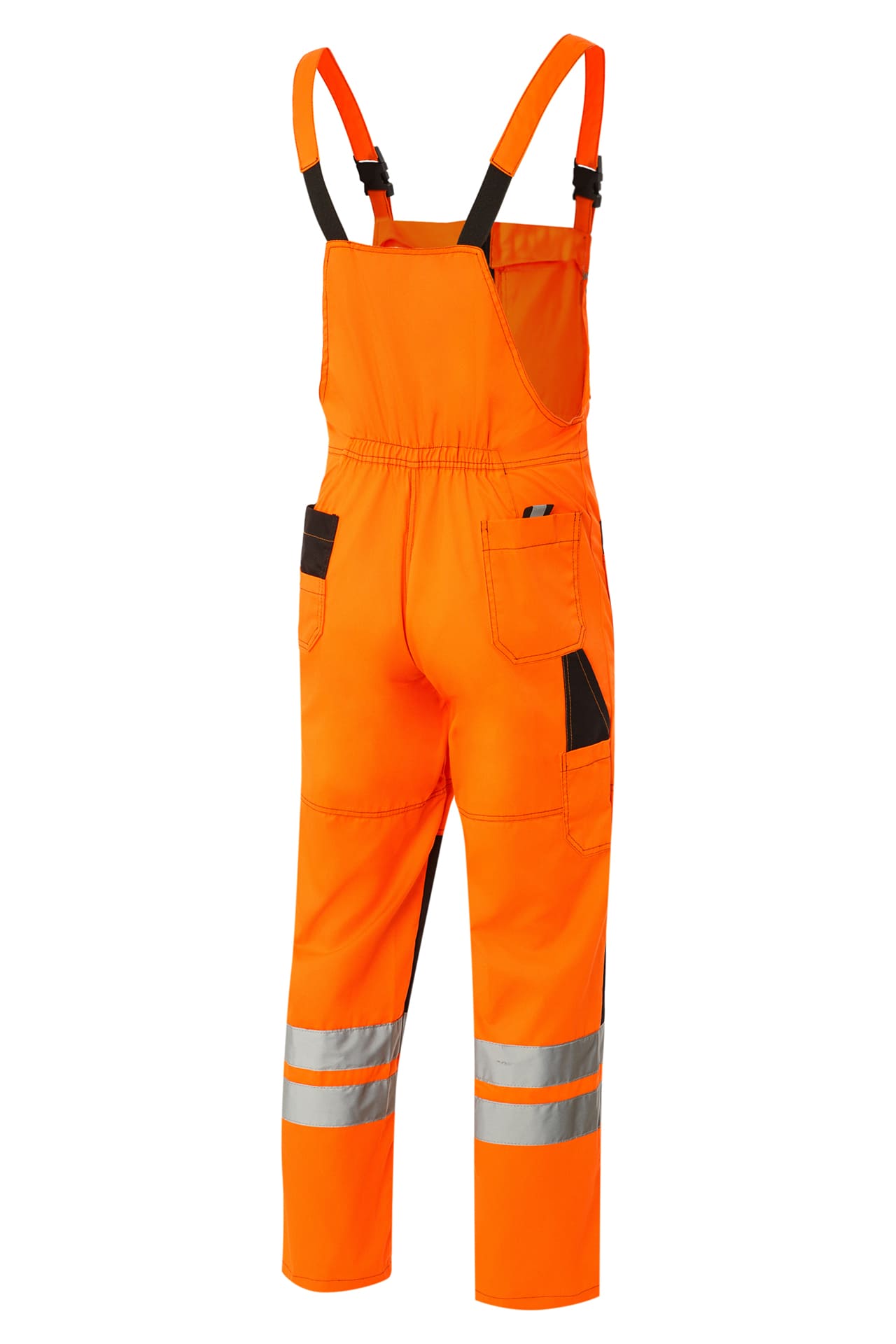 61861 Костюм "Профессионал-2" с СВП оранжево-черный  Летняя спецодежда  размер 44-46/158-164  - Вид №5